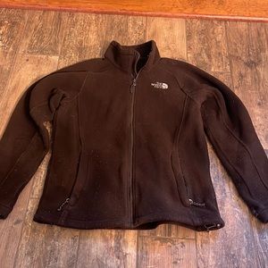 Medium Brown North Face Fleece Jacket